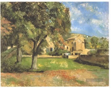 Pferdekastanienbäume in Jas de Bouffan Paul Cezanne Ölgemälde